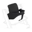 Tripp Trapp Baby Set van Stokke, Zwart - Maak van de Tripp Trapp-stoel een kinderstoel - Afneembare zitting voor 6-36 maanden - Past bij Tripp Trapp-modellen van na mei 2006