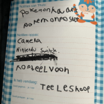 Verlanglijst foto