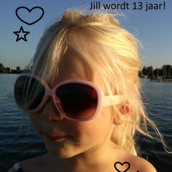 Jill van laar wordt 13 jaar